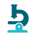 Scientific translations call for subject expertise and precise terminology; Fasttranslator works with specialist linguists across scientific disciplines. Line icon of a microscope