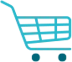 Marketing translations help your commercial message travel across borders while preserving the tone, purpose and persuasive effect of the original. Line icon of a shopping cart